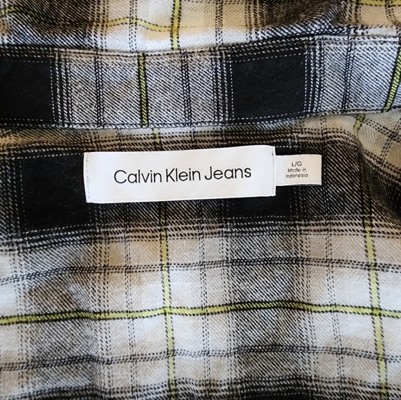 Calvin Klein Jeans Men's Button down Size L. - Picture 2 of 6